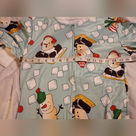 NWT WOMENS ONE PIECE ONSIE ROMPER JUMPSUIT PAJAMA CHRISTMAS CLUBWEAR PARTY XS. S - Picture 11 of 12